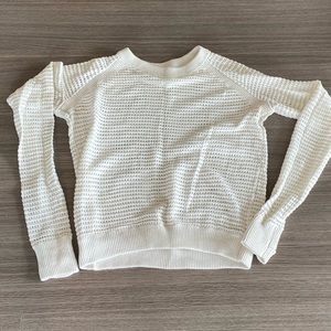 Lululemon keyhole sweater with thumb hole